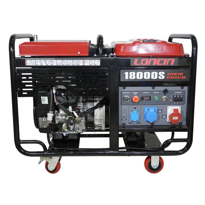 Генератор бензиновий 13 кВт Loncin LC18000S