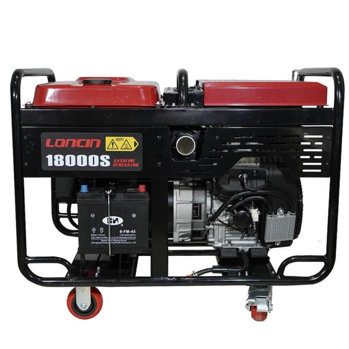Генератор бензиновий 13 кВт Loncin LC18000S