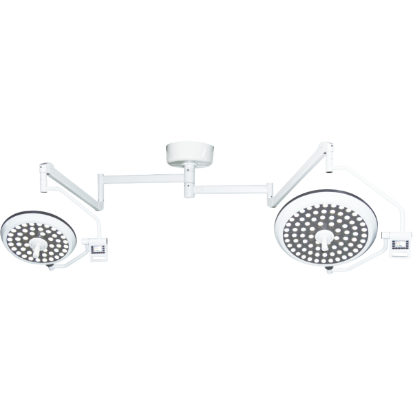 Світильник хірургічний стельовий двокупольний LED MK-D700/500ZF