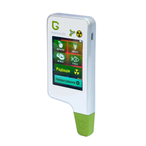 Нітрат-тестер, дозиметр-радіометр і вимірювач жорсткості води Greentest eco 6 + риба