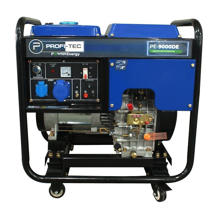 Генератор дизельный 9 кВт PROFI-TEC PE-9000DE