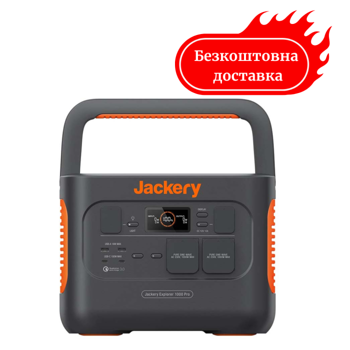 Портативная электростанция Jackery Explorer 1000 Pro 1000 Вт/ч