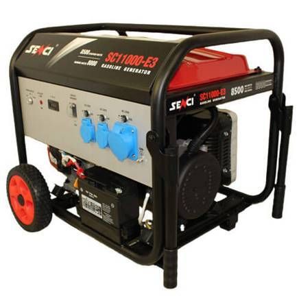 Генератор бензиновый 8.5 кВт Senci SC11000-E3