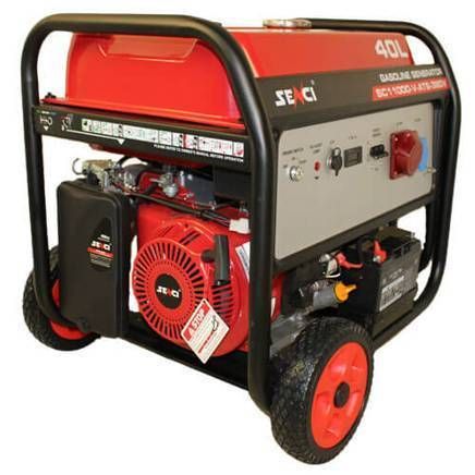 Генератор бензиновый 8.5 кВт Senci SC11000-V ATS 380V
