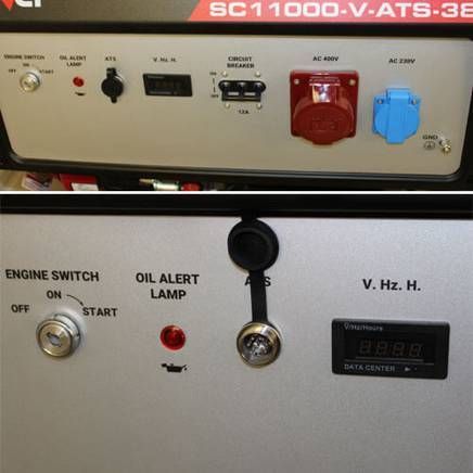 Генератор бензиновый 8.5 кВт Senci SC11000-V ATS 380V