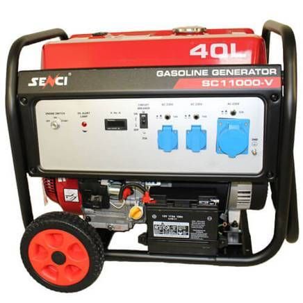 Генератор бензиновый 8.5 кВт Senci SC11000-V