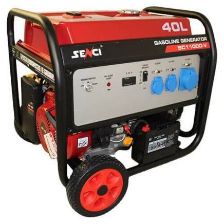 Генератор бензиновий 8.5 кВт Senci SC11000-V