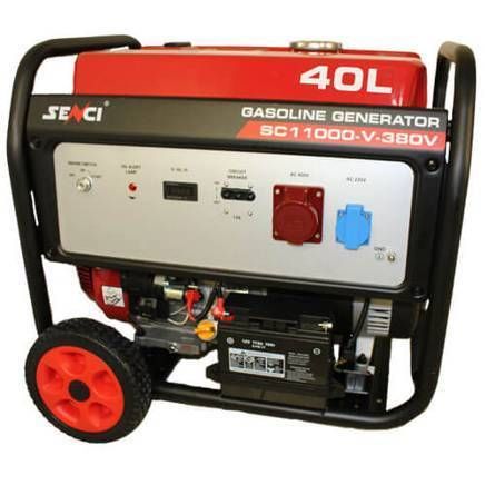 Генератор бензиновый 8.5 кВт Senci SC11000-V 380V