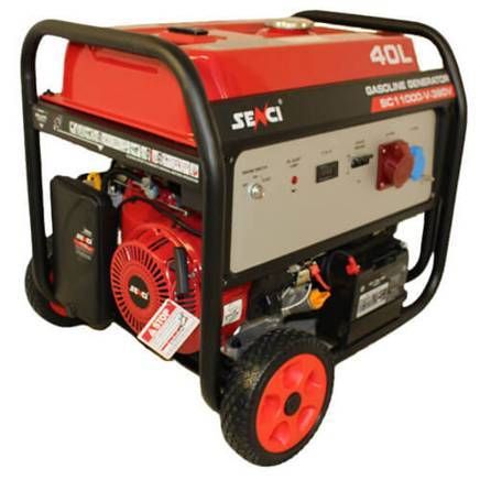 Генератор бензиновый 8.5 кВт Senci SC11000-V 380V
