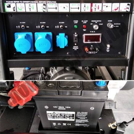 Генератор бензиновый 11 кВт Senci SC13000-III