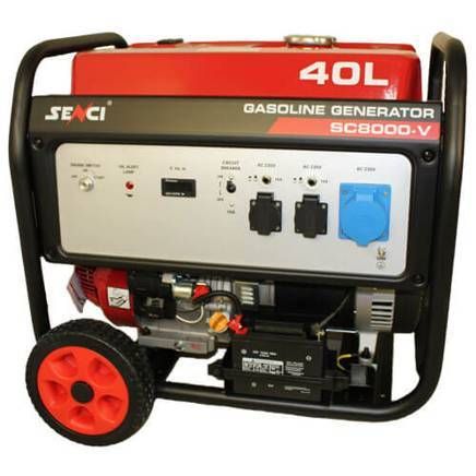 Генератор бензиновый 7.5 кВт Senci SC8000-V