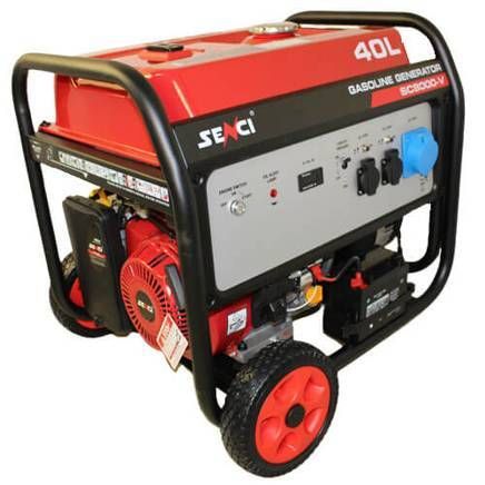 Генератор бензиновый 7.5 кВт Senci SC8000-V