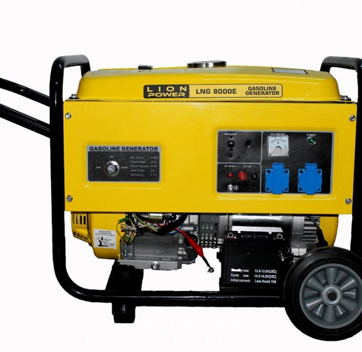 Генератор бензиновий 6 кВт LION POWER LNG8000E