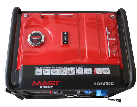 Генератор бензиновый 5.5 кВт MAST RD6500E