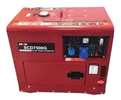 Генератор дизельный 5.5 кВт Senci SCD 7500Q