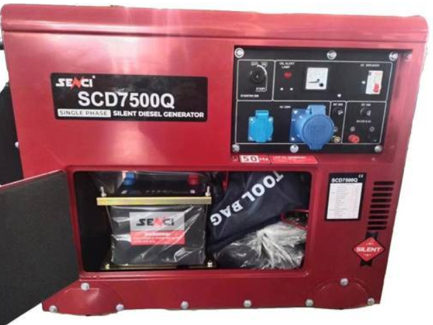 Генератор дизельный 5.5 кВт Senci SCD 7500Q