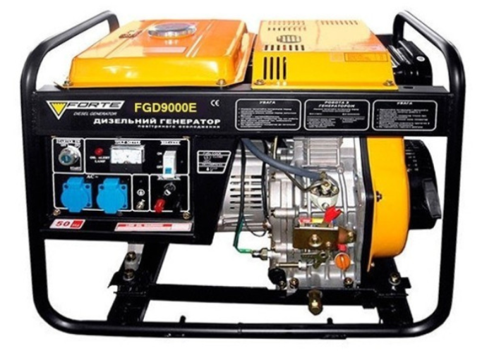 Генератор дизельний 7кВт Forte FGD9000E