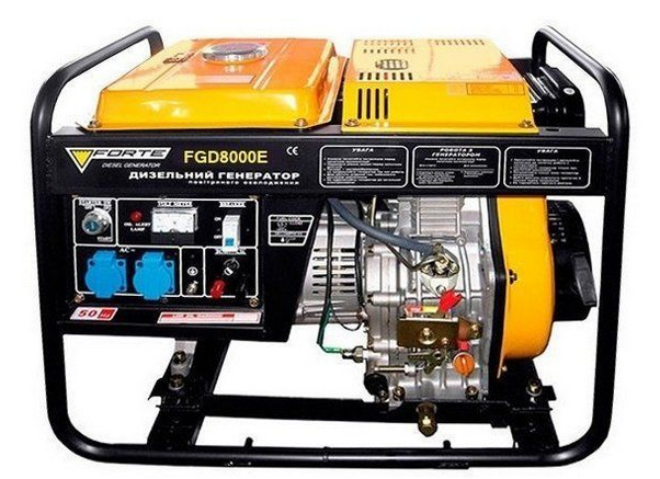 Генератор дизельный 6.5 кВт Forte FGD8000E