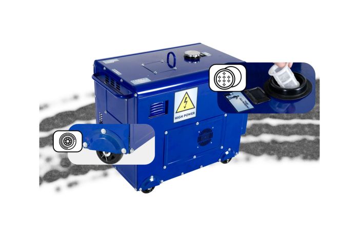 Генератор дизельний 5.5 кВт THUNDER DRS-12500