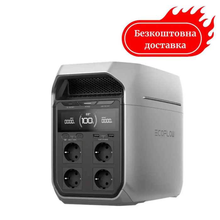 Зарядна станція EcoFlow 1800 Вт Delta 3 Plus